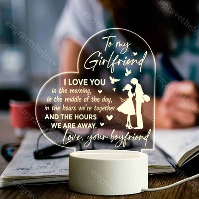 In The Morning - Heart-shaped Night Light