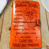 Today And Forever - Leather Journal