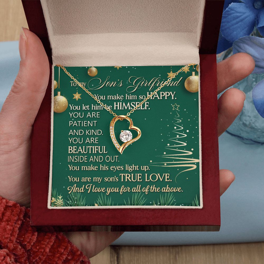You Are My Son's True Love - Women's Necklace, Gift For Son's Girlfriend, Gift For Future Daughter-in-law