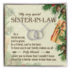 As A Sister-In-Law You're Great As A Friend You're The Best - Women's Necklace, Sister's of Boyfriend, Gift For Sister-in-law, Christmas Gift Sister-in-law
