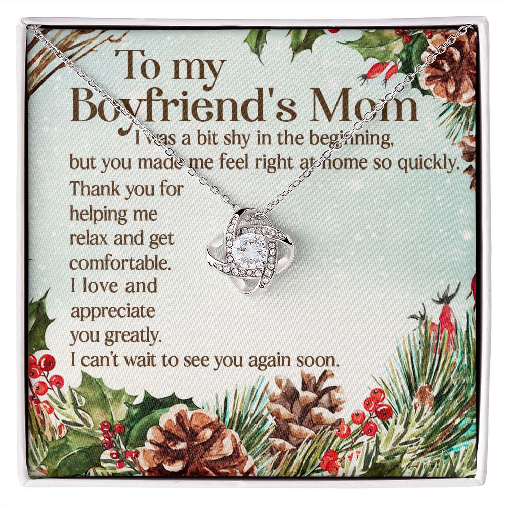 You Made Me Feel Right At Home So Quickly - Mom Necklace, Gift For Boyfriend's Mom, Mother's Day Gift For Future Mother-in-law