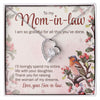 I'll Lovingly Spend My Entire Life With Your Daughter - Mom Necklace, Valentine's Day Gift For Mom-in-law, Mother-in-law Gifts