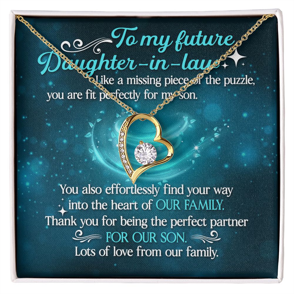 You Are Fit Perfectly For My Son - Women's Necklace, Gift For Son's Girlfriend, Gift For Future Daughter-in-law