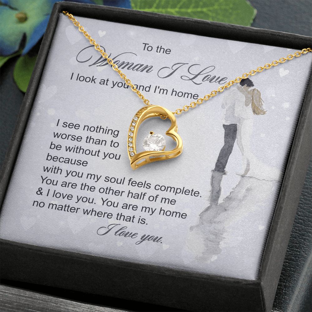 You Are My Home No Matter Where That Is - Women's Necklace, Gift For Her, Anniversary Gift, Valentine's Day Gift For Wife