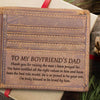 You Have Instilled All The Right Values In Him - Bifold Wallet - Best Gifts For Men, Father's Day Gift For Boyfriend's Dad