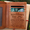 You Have Been The Best Role Model And He Is Proud To Be Your Son - Engrave Leather Wallet - Best Gifts For Boyfriend's Dad