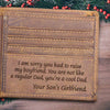 I’m Sorry You Had To Raise My Boyfriend - Bifold Wallet - Best Gifts For Men, Father's Day Gift For Boyfriend's Dad