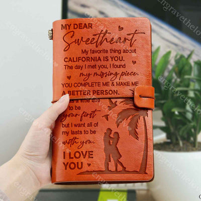 My Dear Sweetheart - Leather Journal