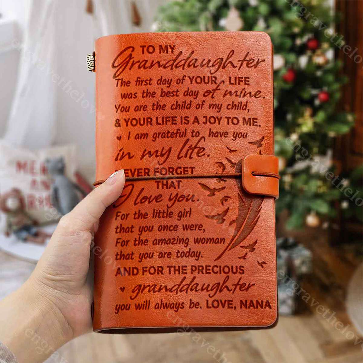 A Joy To Me - Leather Journal