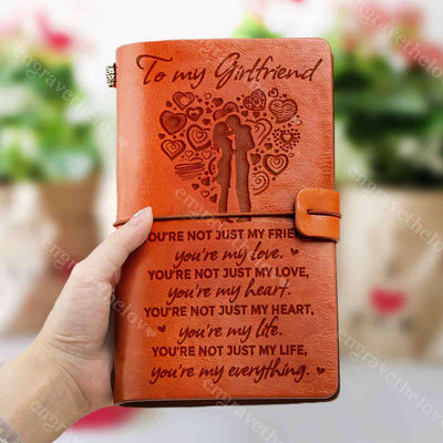 You're My Life - Leather Journal