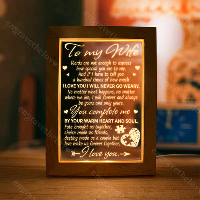 Your Warm Heart - Led Frame