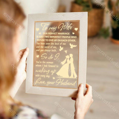 Our Perfect Marriage - Led Frame