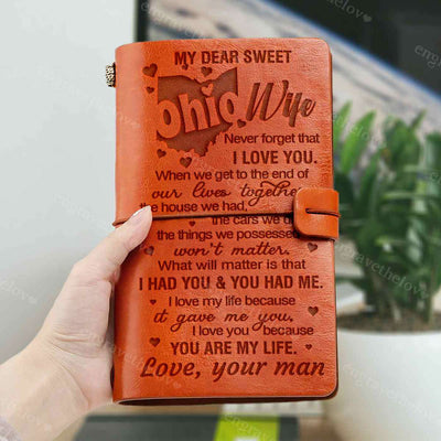 Sweet Ohio Wife - Leather Journal