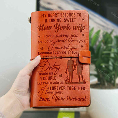 A Sweet New York Wife - Leather Journal