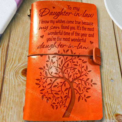 Wonderful Daughter-in-law - Leather Journal
