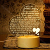 Promise To Love - Heart-shaped Night Light