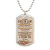 I Am So Lucky To Have A Future Dad Like You - Gift For Dad, Dad Dog Tag, Gift For Future Dad-in-law