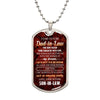 I Am Thankful To Be Joining Such An Amazing Family - Gift For Dad, Dad Dog Tag, Gift For Future Dad-in-law