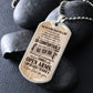 I Am So Lucky To Have A Future Dad Like You - Gift For Dad, Dad Dog Tag, Gift For Future Dad-in-law