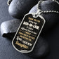 Thank You For Being My Dad-In-Law - Gift For Dad, Dad Dog Tag, Gift For Future Dad-in-law
