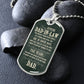 I Want To Give My Thanks To You - Gift For Dad, Dad Dog Tag, Gift For Future Dad-in-law