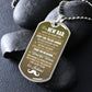 Thank You For Raising A Wonderful Woman With Whom I'll Spend My Life - Gift For Dad, Dad Dog Tag, Gift For Future Dad-in-law