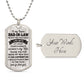 No Matter How Hard Life Gets At Least Your Favorite Accident Is My Wife - Gift For Dad, Dad Dog Tag, Gift For Future Dad-in-law