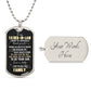 I Want To Especially Thank You For Raising The Man Of My Dreams - Gift For Dad, Dad Dog Tag, Gift For Future Dad-in-law