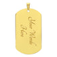She Treats Me Like A King And Fiercely Loves Me - Gift For Dad, Dad Dog Tag, Gift For Future Dad-in-law