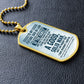 I Truly Consider Myself A Member Of The Family - Gift For Dad, Dad Dog Tag, Gift For Future Dad-in-law