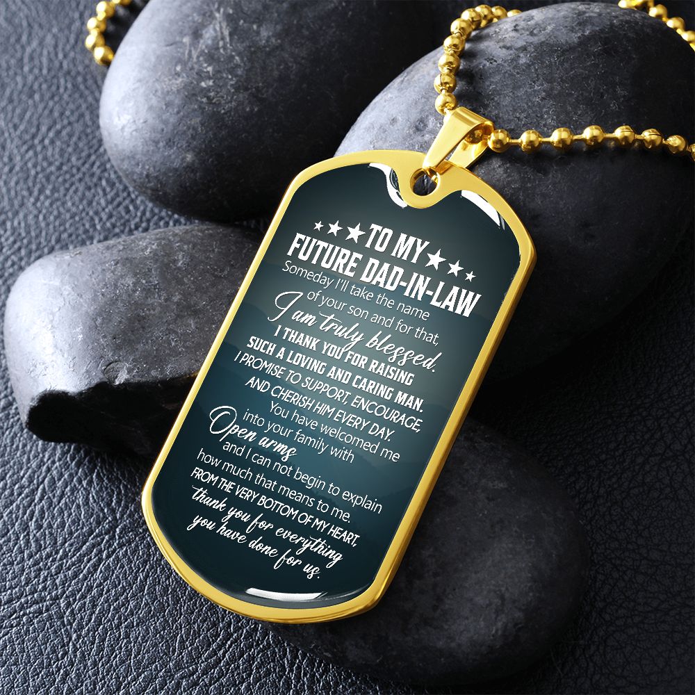Someday I'll Take The Name Of Your Son - Gift For Dad, Dad Dog Tag, Gift For Future Dad-in-law