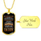 I Can't Wait To Call You Daddy - Gift For Dad, Dad Dog Tag, Gift For Future Dad