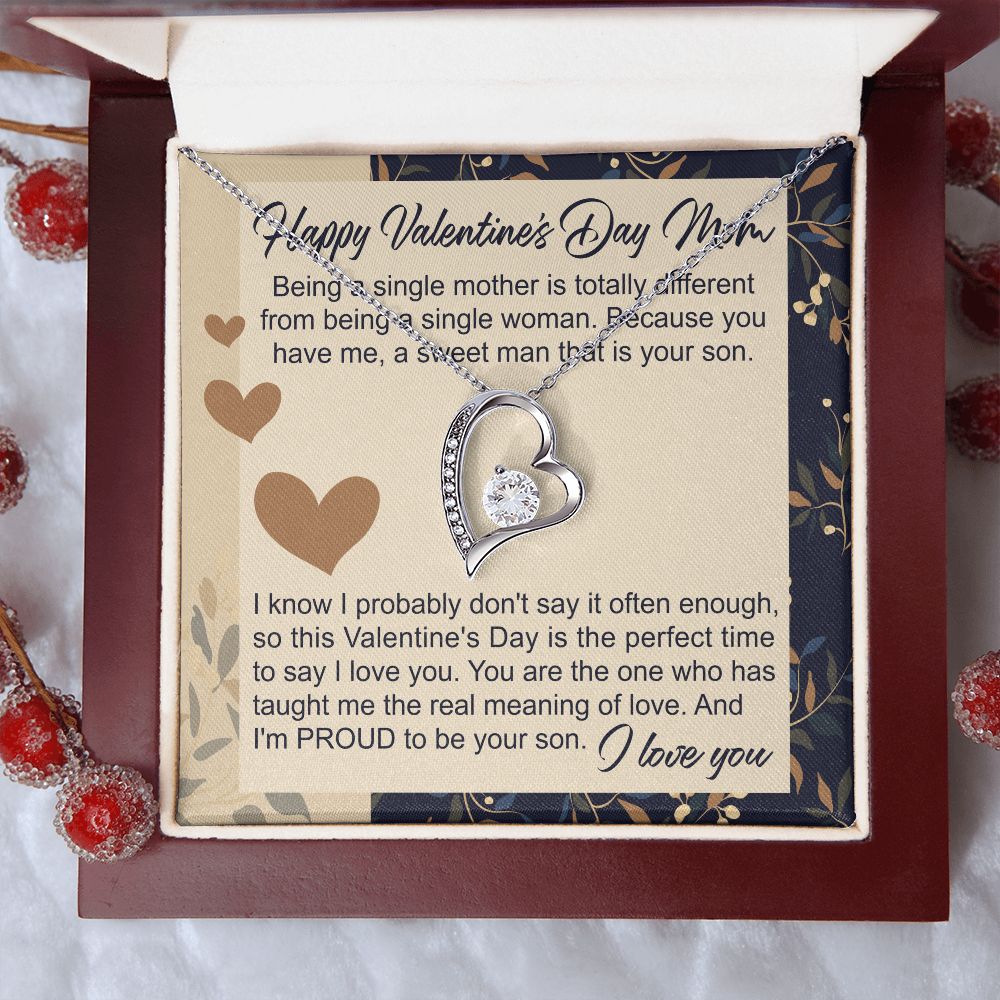 This Valentine's Day Is The Perfect Time To Say I Love You - Mom Necklace, Valentine's Day Gift For Mom, Mother's Day Gift For Mom