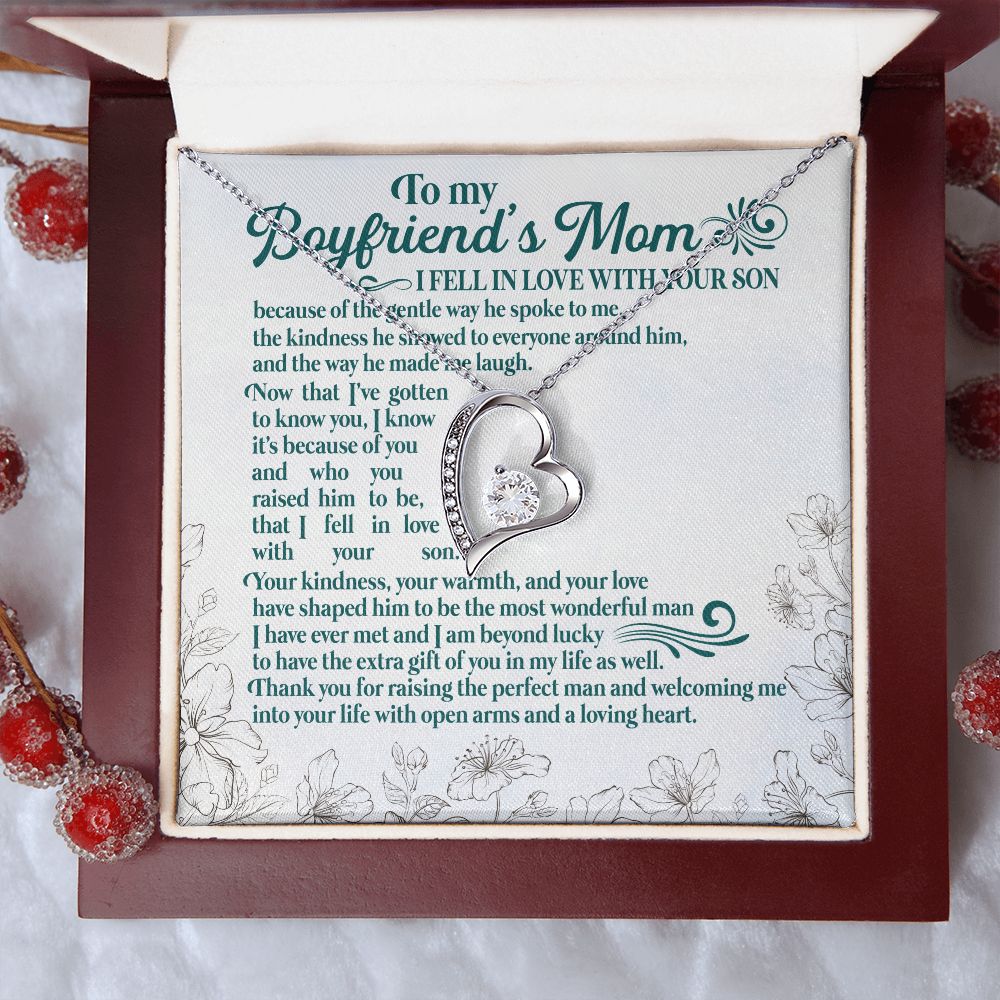 Thank You For Raising The Perfect Man - Mom Necklace, Gift For Boyfriend's Mom, Mother's Day Gift For Future Mother-in-law