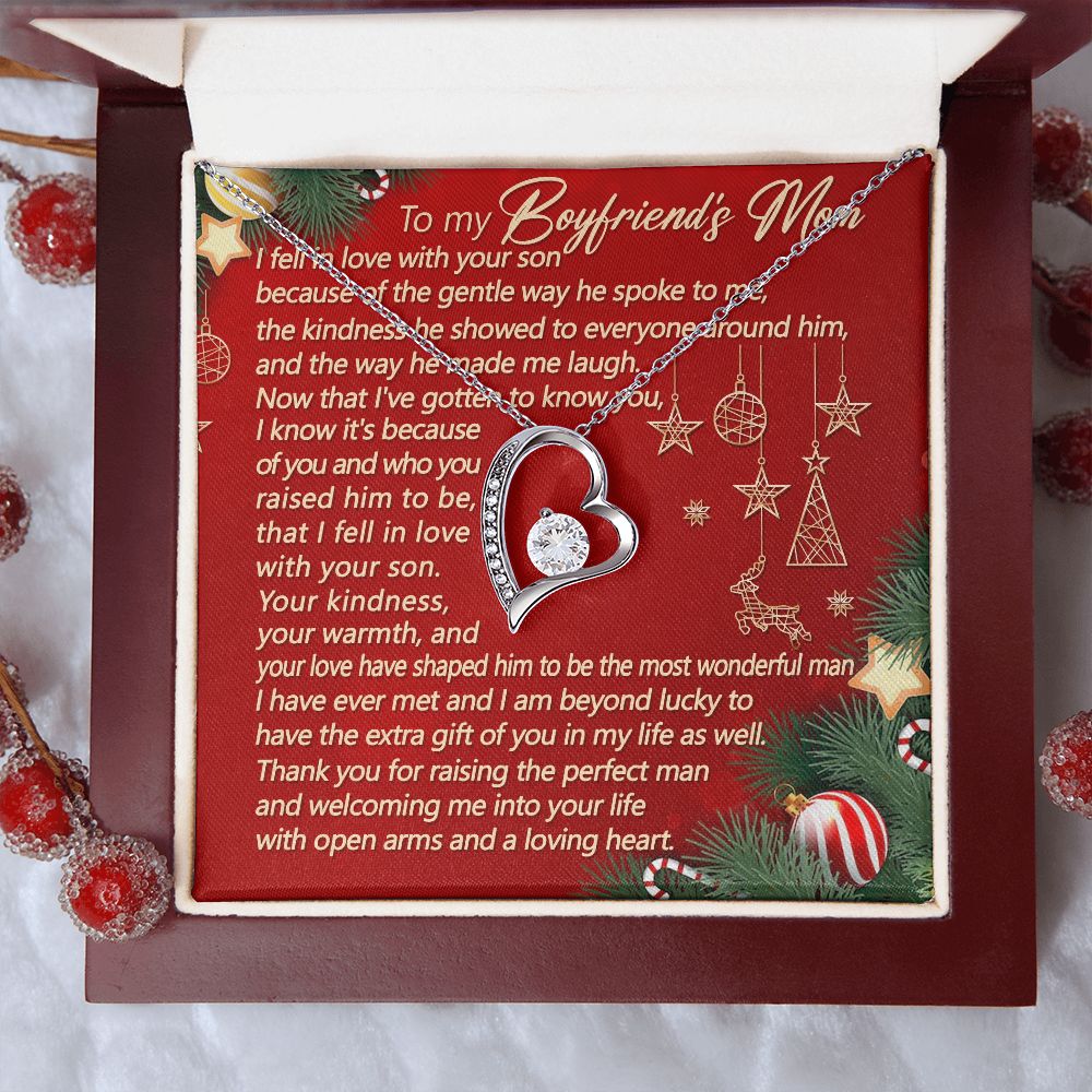 I Fell In Love With Your Son Because Of The Way He Made Me Laugh - Mom Necklace, Gift For Boyfriend's Mom, Mother's Day Gift For Future Mother-in-law