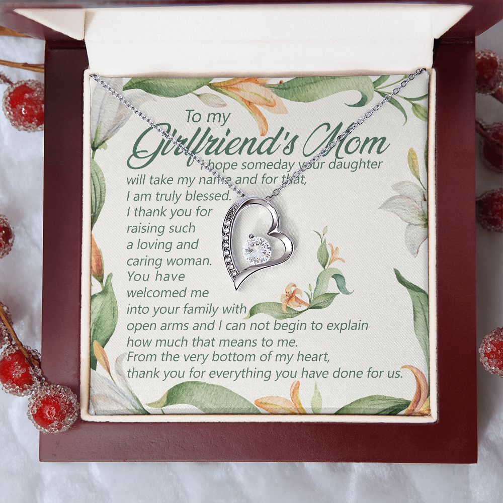 From The Very Bottom Of My Heart, Thank You For Everything You Have Done For Us - Mom Necklace, Gift For Girlfriend's Mom, Mother's Day Gift For Future Mother-in-law