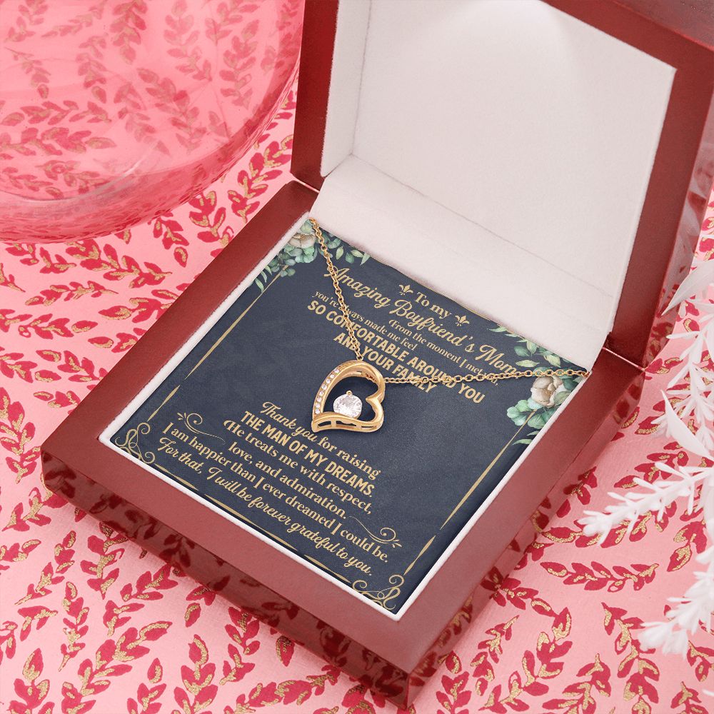 I Will Be Forever Grateful To You - Boyfriend's Mom Necklace, Gift for Boyfriend's Mom