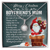Merry Christmas To My Boyfriend's Mom - Mom Necklace, Gift For Boyfriend's Mom, Mother's Day Gift For Future Mother-in-law