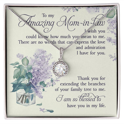 No Words That Can Express The Love And Admiration I Have For You - Mom Necklace, Valentine's Day Gift For Mom-in-law, Mother-in-law Gifts