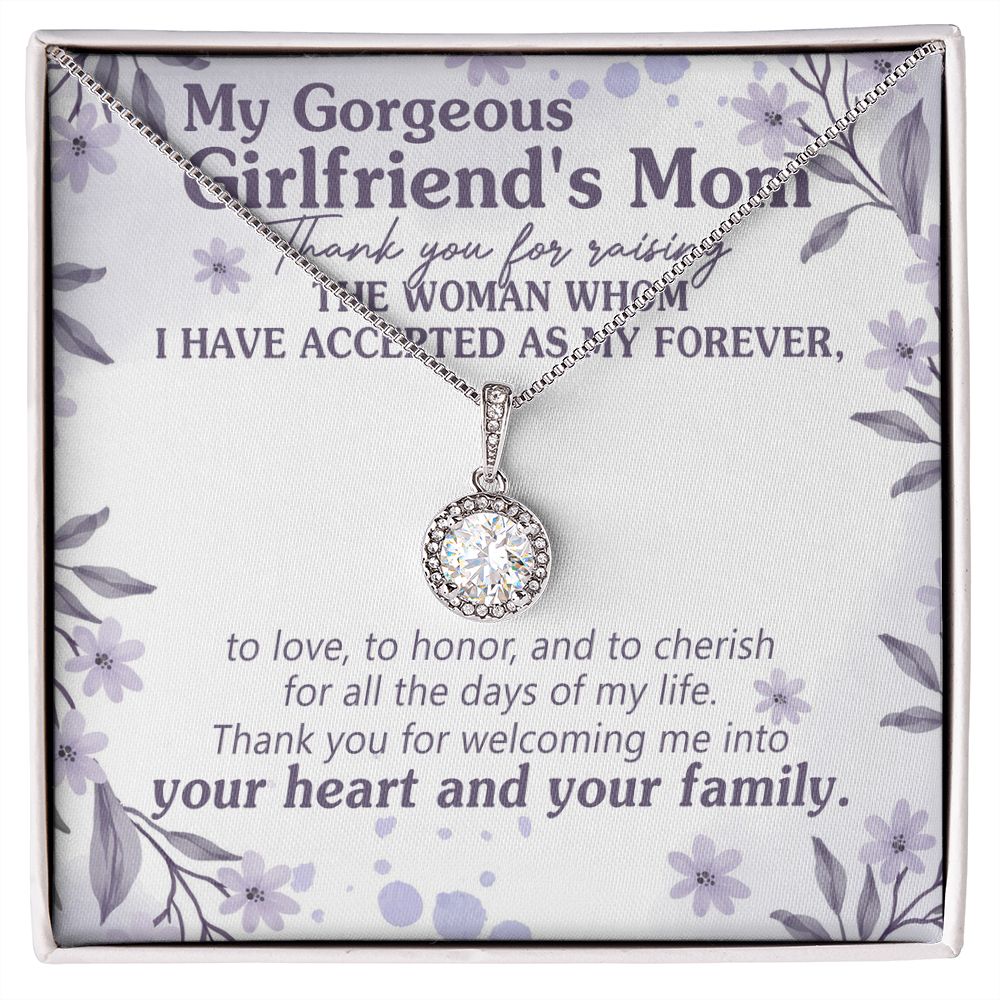 To Love, To Honor, And To Cherish For All The Days Of My Life - Mom Necklace, Gift For Girlfriend's Mom, Mother's Day Gift For Future Mother-in-law