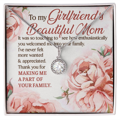 How Enthusiastically You Welcomed Me Into Your Family - Mom Necklace, Gift For Girlfriend's Mom, Mother's Day Gift For Future Mother-in-law