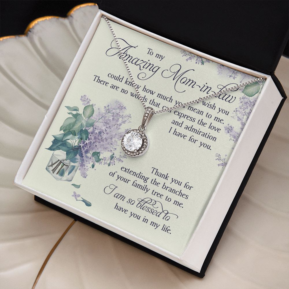 To Mom Super Mom Design Inseparable Necklace - Express Your Love Gifts