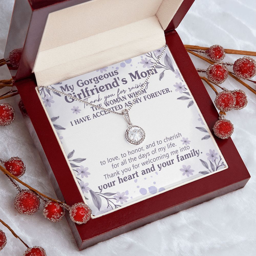 To Love, To Honor, And To Cherish For All The Days Of My Life - Mom Necklace, Gift For Girlfriend's Mom, Mother's Day Gift For Future Mother-in-law