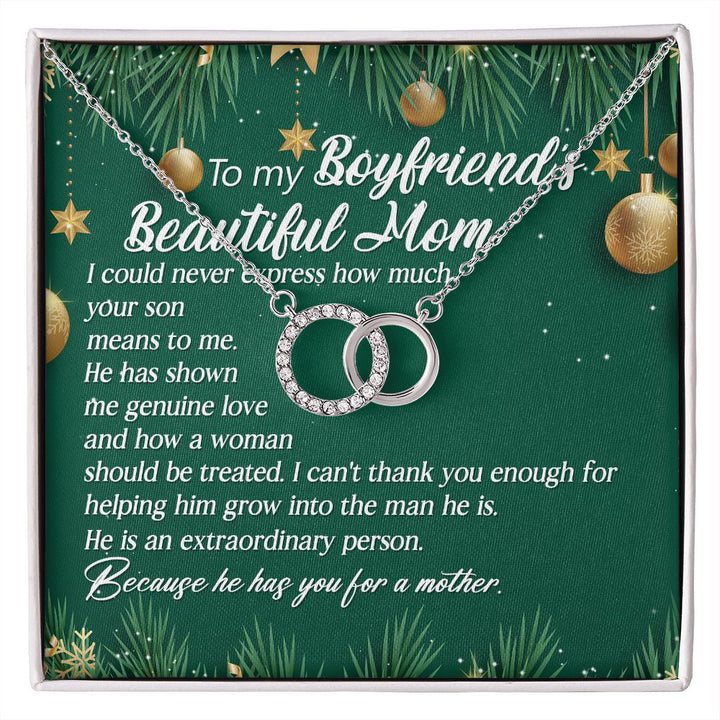 Can't Thank You Enough For Helping Him Grow Into The Man He Is - Mom Necklace, Gift For Boyfriend's Mom, Mother's Day Gift For Future Mother-in-law