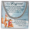 You Are So Much More Than Just My Boyfriend - Cuban Link Chain, Gift For Boyfriend, Gift For Him, Anniversary Gifts