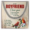 I Love You In The Morning, In The Middle Of The Day - Cuban Link Chain, Gift For Boyfriend, Gift For Him, Anniversary Gifts