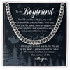 You Fill My Life With Joy, My Soul With Sunshine, And My Heart With Love - Cuban Link Chain, Gift For Boyfriend, Gift For Him, Anniversary Gifts
