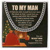 You Are The Best Thing That Ever Happened To Me - Cuban Link Chain, Gift For Boyfriend, Gift For Him, Anniversary Gifts