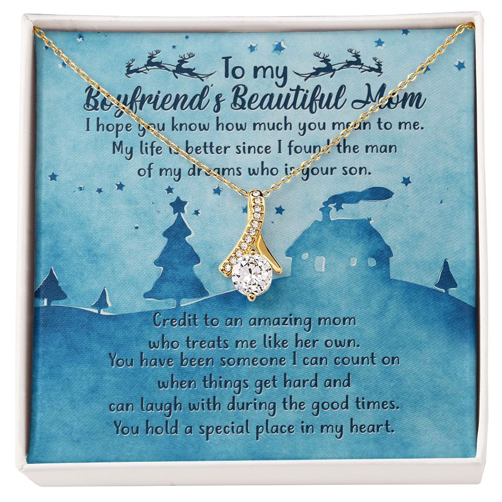 My Life Is Better Since I Found The Man Of My Dreams Who Is Your Son - Mom Necklace, Gift For Boyfriend's Mom, Mother's Day Gift For Future Mother-in-law