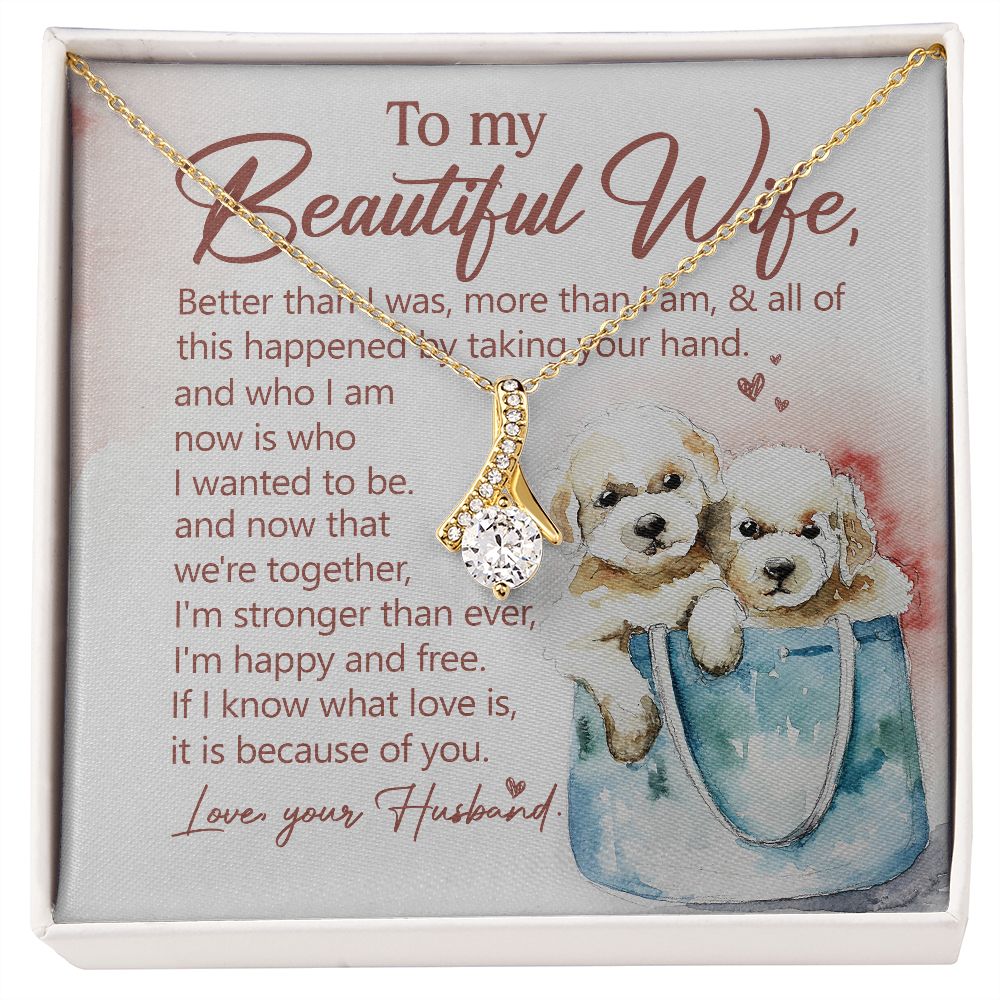 Now That We're Together, I'm Stronger Than Ever - Women's Necklace, Gift For Her, Anniversary Gift, Valentine's Day Gift For Wife